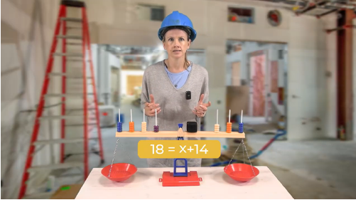 Still from a Huddle Mathematics video lesson