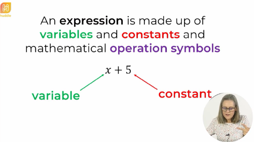 Still from a Huddle Mathematics video lesson